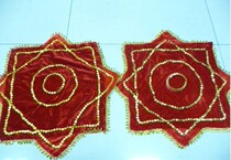 1 5-foot dance handkerchief octagonal towel two-person turning hand silk flower Yangko handkerchief thick professional two-person turning Juan