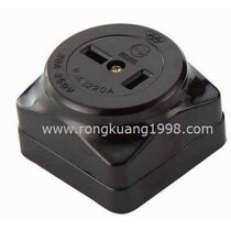 WJA-1220A 20A 250V T-type bagwood Mingsho Socket T-type power socket wall wiring socket