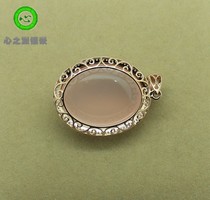 (Xing Family Workshop) Hibiscus Stone Pendant Personality Customized 18K Gold Inlay 102293
