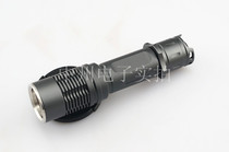 New gray F8 strong light flashlight L2 LED charging 18650 self-defense tactical riding tube