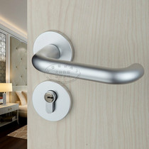 Door lock solid and durable indoor bedroom channel Mechanical hardware Jane approximately U shape curved indoor door lock