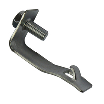 7-character buckle Bridge buckle Bridge Lock Bridge frame seven-character buckle galvanized buckle lock medium with screw special price