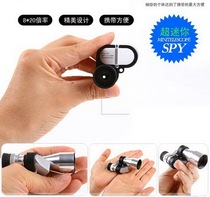 HD Mini 8X20 corner monoculars 007 agent spy aluminum alloy Palm treasure telescope