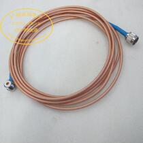 Walkie-talkie feeder N-type male head to M female pipe import RG142 double shielded silver-plated wire