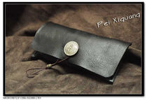 Hand roll bag genuine leather tobacco Bull Retro handmade glossy glossy genuine article After real taster price increase guaranteed unprecedented low order