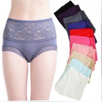 Large size underwear female modal sexy high waist waist underwear bamboo fiber sports seamless triangle underwear
