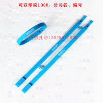 Free serial number color disposable plastic seal container cable tie anti-counterfeiting lock plastic seal 210