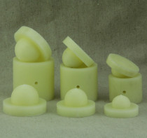 diy handmade genuine leather plant tannic leather calf leather bell-styled mold bell for shaping and shaping two nylon molds
