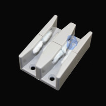 Thickened glass moving door stopper stopper stopper plastic mountain shaped positioner glass moving door positioner