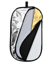 150 * 200cm five-in-one oval reflector five-color delivery carrying case