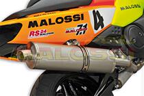 maloussi modified exhaust pipe YAMAHA TMAX T-MAX 500 Italian imports