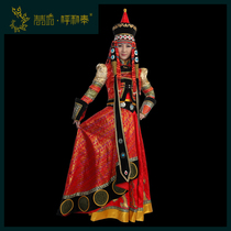 (Qingqing Fang Hu Hetai) Customized Mongolian fashion dress improved national traditional dress dress suit