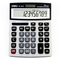 Del 1616 calculator large screen computer automatic shutdown solar dual power supply