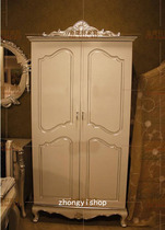 Pastoral furniture Korean furniture White furniture Hand painted furniture bedroom wardrobe wardrobe closets cabinet N7057