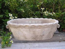 European style coarse pottery flower light brown old series pottery pots Pastoral style pottery large flower pots