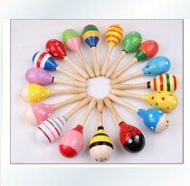 Childrens instruments * percussion instruments * Olf instruments * Colour wood sand hammer * wood sand ball * large number wooden sandwood