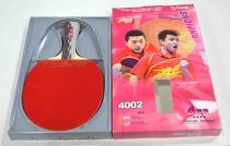 Red Double Happiness Four Stars Double Side Anti-glue Straight Pap Children Table Tennis Racket Table Tennis Board Beginner 2016