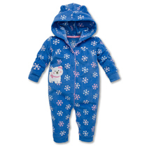 One-piece newborn climbing suit Spring and Autumn fleece coat Baby childrens clothing Men and women baby cute clothes jacket