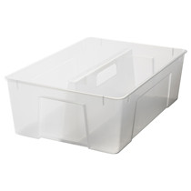 Shanghai confused IKEA domestic Samra storage box 11 22 liters plug-in transparent