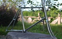 Electroplated vintage polished silver 451 steel frame small wheel diameter frame 22 inch frame CR-MO 4130