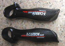 carbon carbon fiber ultra-light road mountain bike handlebar small sub-handle pay the horn handle accessories