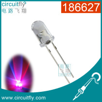 186627 LED colorful flash LED transparent red Green Blue 5mm