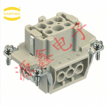 Original harting Han 6 E-BU-S 09330062701 6 core heavy duty connector female pin core