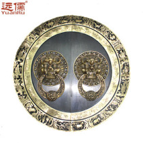 Yuanru bronze carving Chinese antique gate animal head disc decorative piece Zodiac combination set No. 5 copper handle
