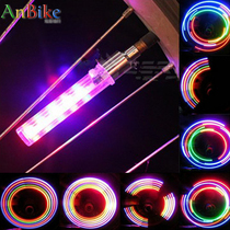 Bicycle valve light Bicycle air nozzle light Colorful hot Wheels Mountain bike wheel light 5LED switch fluorescent stick