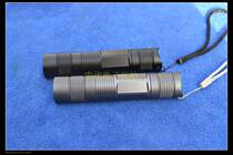 18650 EDC small straight three-stage hard oxygen XM-L2 high-light flashlight (middle cylinder six-plane)