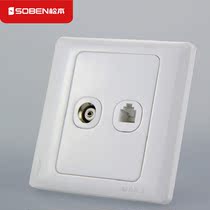 Matsumoto switch socket panel type 86 One-position TV telephone socket panel B62TV T01