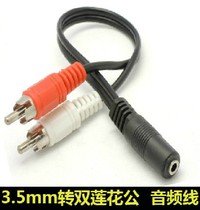 2RCA male to 3 5 female double Lotus male to 3 5 female Xbox360 Audio adapter cable