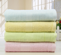 Baby newborn baby bath towel bamboo fiber bath towel cotton bamboo fiber soft absorbent towel is enlarged