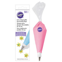 American Willton 12 inch colorless transparent plastic decorative bag baking tool American