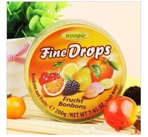 Austria imports woogie Junz Fruit Candy Comprehensive Fruit Flavor 200g*10 Box Group of Remarks