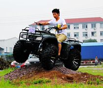 Upgrade Axle big Hummer ATV four-wheel motorcycle wheel off-road vehicle Longding differential transmission belt aluminum 12 inches