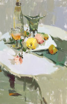 Water Powder Static 2 open K All Artisanal Painting Static decoration Painted Propylene Painting Static water Pink Painted Living Room Adornment