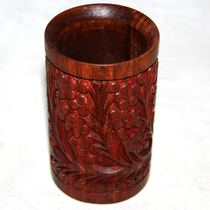 Wood carving pen holder Pakistan wood carving Pakistan bronze Pakistan wood pen holder gift