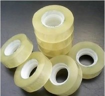 Transparent stationery tape Width 1 8cm Net thickness 0 7cm Small tape tape sealing glue