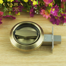 304 stainless steel single side hiding lock Background wall lock invisible door lock hidden door lock pull ring handle