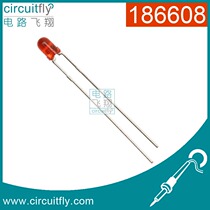 186608 light-emitting diodes common red hair red LED diameter 3mm