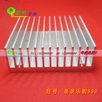 Heat dissipation aluminum block power amplifier heat sink 97*32 * 100MM electronic power tube heat sink