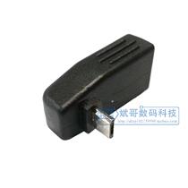 Micro USB upper elbow 90 degree to amother OTG Host i9100 i9300 adapter adapter