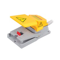 Kaikun with pedal anti-misoperation device Top protective cover Heavy aluminum alloy foot switch HRF-HD3LN