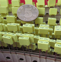 German 4700P100V yellow shell film capacitive coupling frequency divider DIY