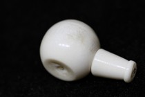 Tibetan Buddhist pearl accessories ox bones Buddha head large number pairs of holes: 1 7cm width 2cm height 1 95cm