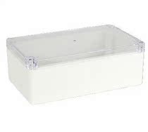 Plastic waterproof case security monitoring power housing junction box plastic housing 200 * 120 * 75 transparent cover