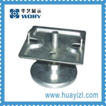 406080 exhibition square column adjusting foot batch production cover octagonal prism cover flat aluminum booth column adjusting foot