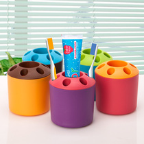 Porous toothpaste toothbrush holder tooth holder Tooth Holder Wash Suit Lovers toothbrushing drum Desktop containing pen holder