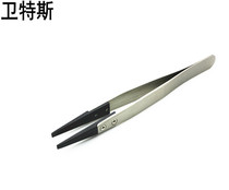 Witts ESD-2A Replaceable Large Flat Head Plastic Replacement Stainless Steel Tweezers